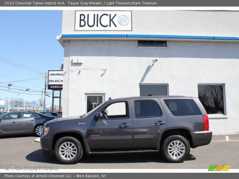 Taupe Gray Metallic / Light Titanium/Dark Titanium 2010 Chevrolet Tahoe Hybrid 4x4