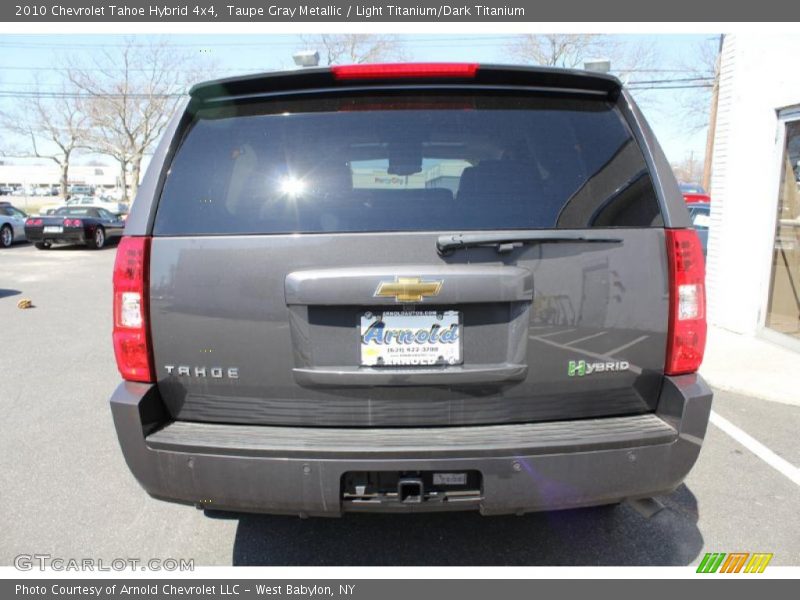 Taupe Gray Metallic / Light Titanium/Dark Titanium 2010 Chevrolet Tahoe Hybrid 4x4