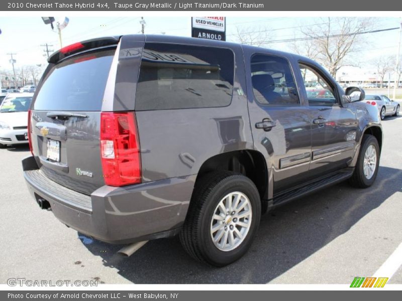 Taupe Gray Metallic / Light Titanium/Dark Titanium 2010 Chevrolet Tahoe Hybrid 4x4