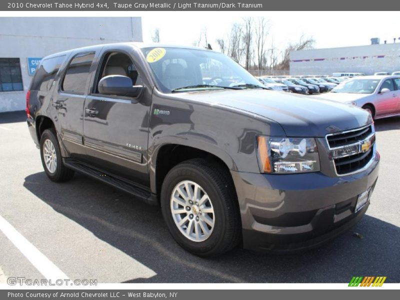 Taupe Gray Metallic / Light Titanium/Dark Titanium 2010 Chevrolet Tahoe Hybrid 4x4