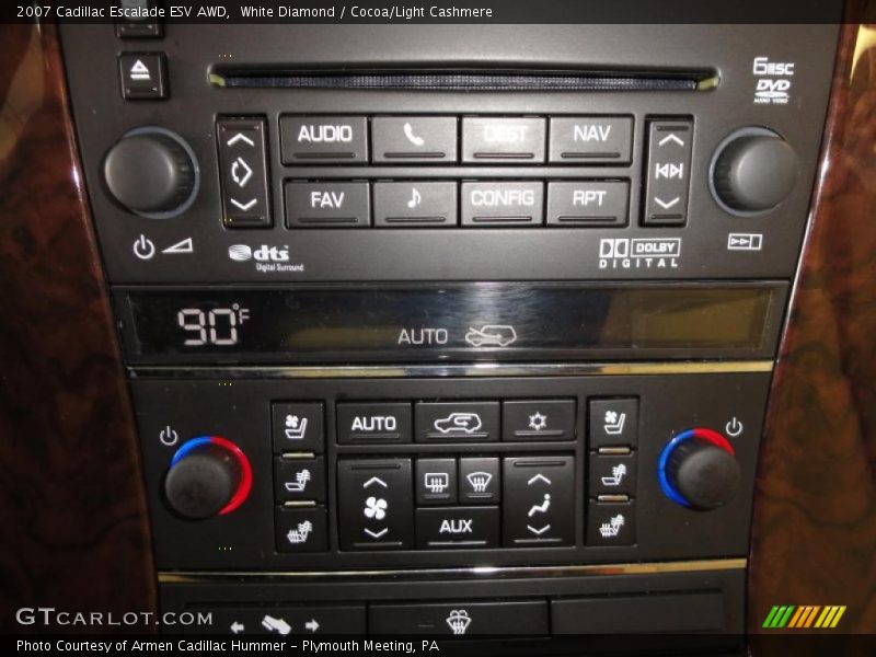 Controls of 2007 Escalade ESV AWD