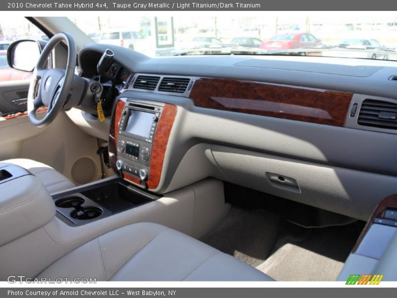 Taupe Gray Metallic / Light Titanium/Dark Titanium 2010 Chevrolet Tahoe Hybrid 4x4