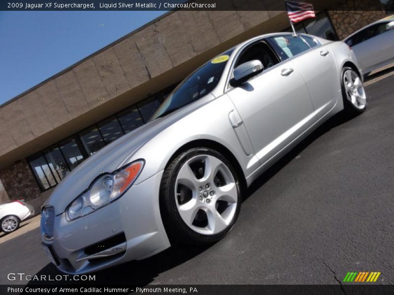 Liquid Silver Metallic / Charcoal/Charcoal 2009 Jaguar XF Supercharged