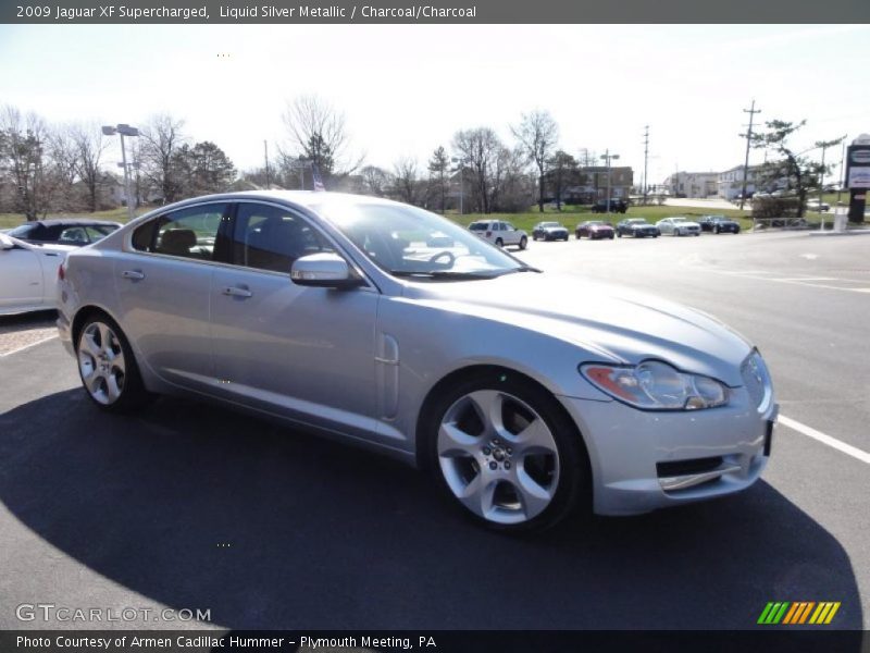 Liquid Silver Metallic / Charcoal/Charcoal 2009 Jaguar XF Supercharged