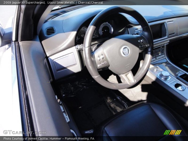 Liquid Silver Metallic / Charcoal/Charcoal 2009 Jaguar XF Supercharged