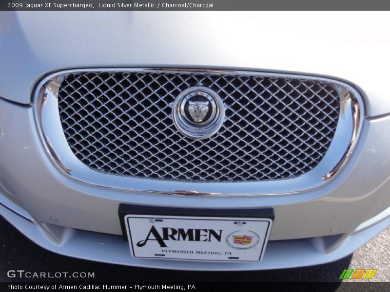 Liquid Silver Metallic / Charcoal/Charcoal 2009 Jaguar XF Supercharged