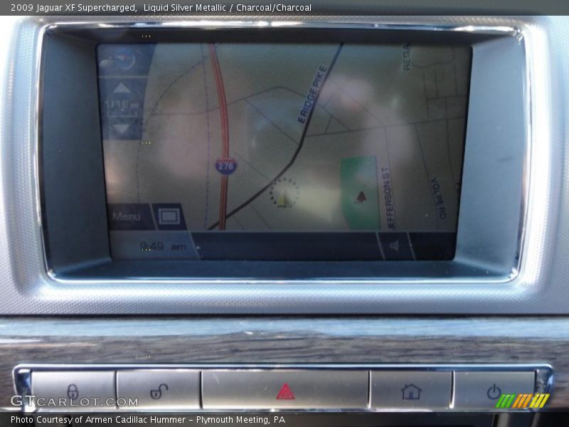 Liquid Silver Metallic / Charcoal/Charcoal 2009 Jaguar XF Supercharged