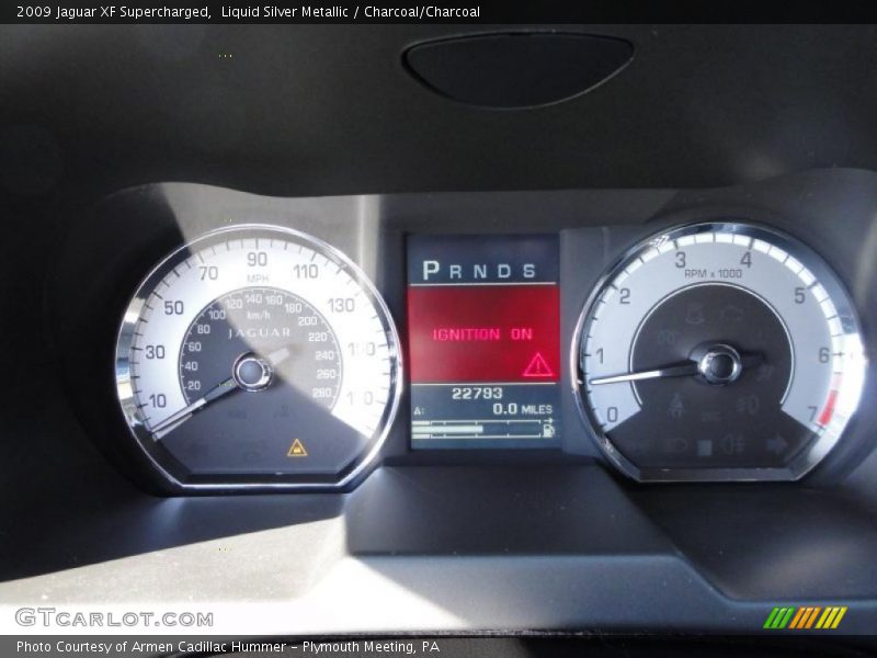  2009 XF Supercharged Supercharged Gauges