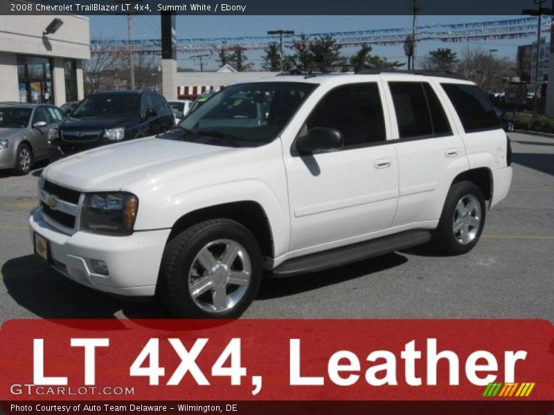 Summit White / Ebony 2008 Chevrolet TrailBlazer LT 4x4