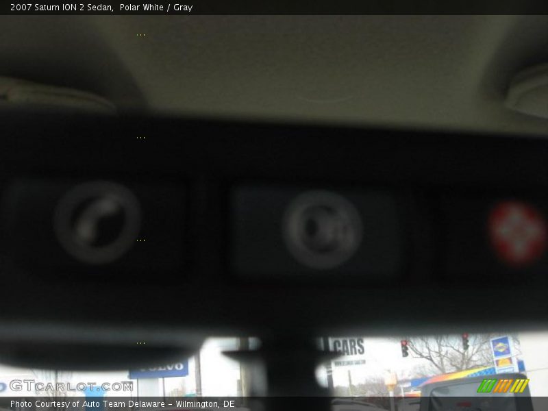 Polar White / Gray 2007 Saturn ION 2 Sedan