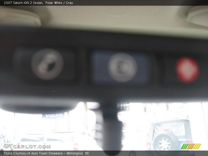 Polar White / Gray 2007 Saturn ION 2 Sedan