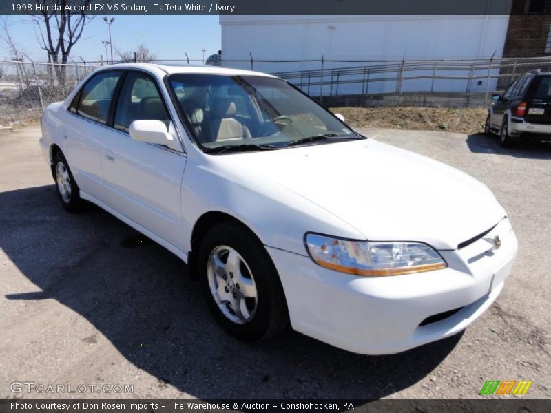 1998 Honda accord ex white #6