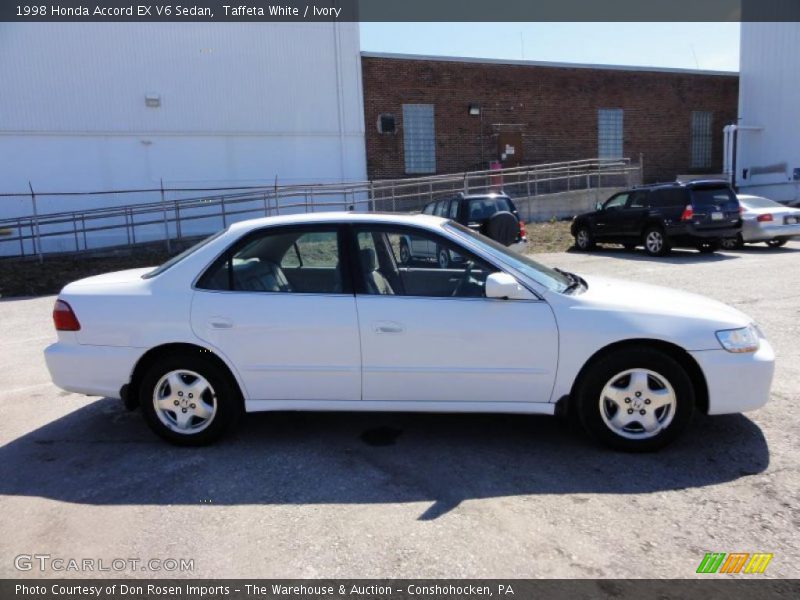 Taffeta White / Ivory 1998 Honda Accord EX V6 Sedan