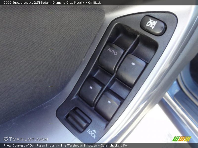 Diamond Gray Metallic / Off Black 2009 Subaru Legacy 2.5i Sedan