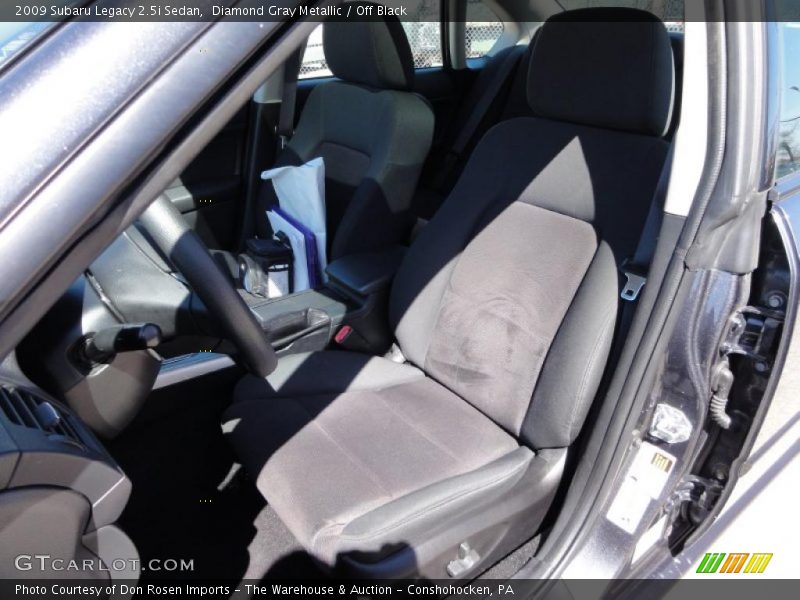 Diamond Gray Metallic / Off Black 2009 Subaru Legacy 2.5i Sedan