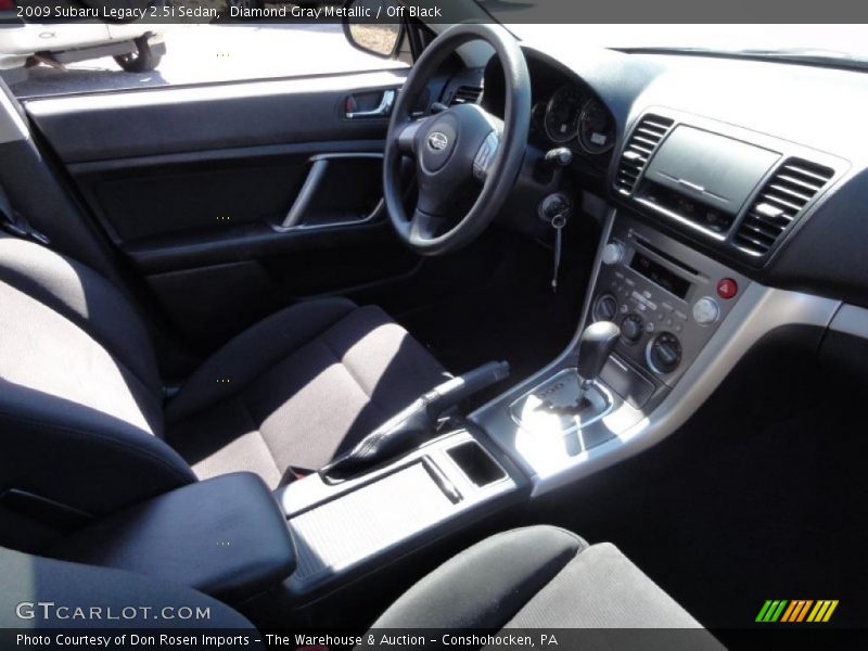 Diamond Gray Metallic / Off Black 2009 Subaru Legacy 2.5i Sedan
