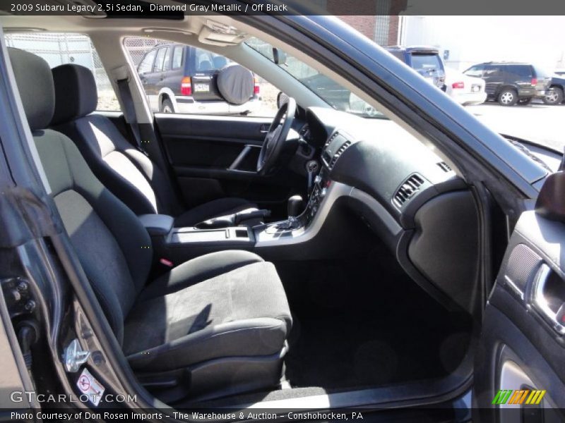 Diamond Gray Metallic / Off Black 2009 Subaru Legacy 2.5i Sedan