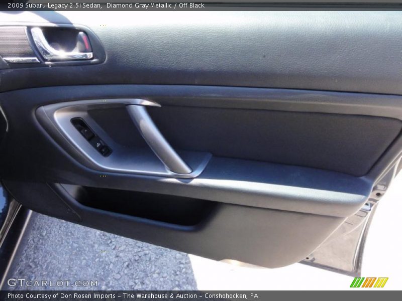 Diamond Gray Metallic / Off Black 2009 Subaru Legacy 2.5i Sedan