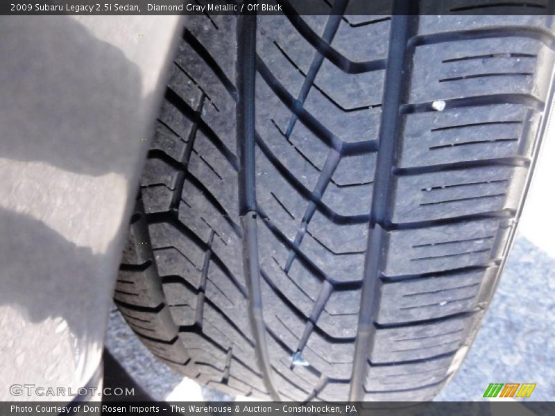 Diamond Gray Metallic / Off Black 2009 Subaru Legacy 2.5i Sedan