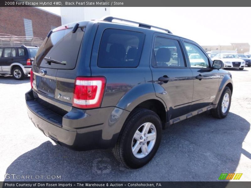 Black Pearl Slate Metallic / Stone 2008 Ford Escape Hybrid 4WD