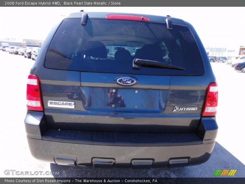 Black Pearl Slate Metallic / Stone 2008 Ford Escape Hybrid 4WD