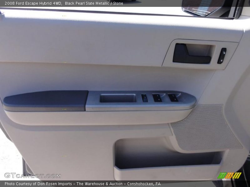 Black Pearl Slate Metallic / Stone 2008 Ford Escape Hybrid 4WD