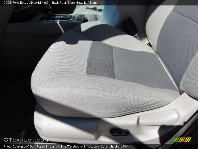 Black Pearl Slate Metallic / Stone 2008 Ford Escape Hybrid 4WD