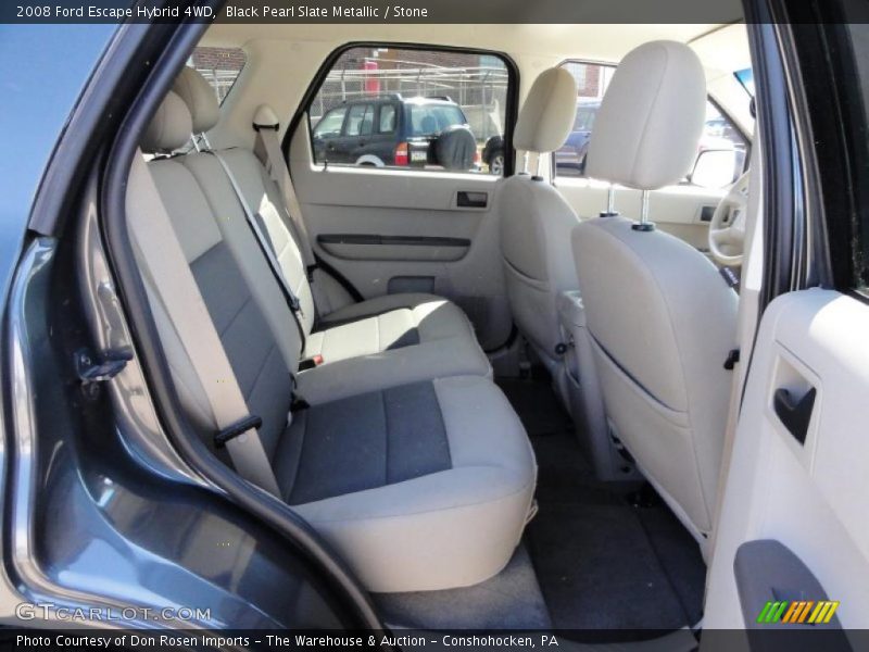 Black Pearl Slate Metallic / Stone 2008 Ford Escape Hybrid 4WD