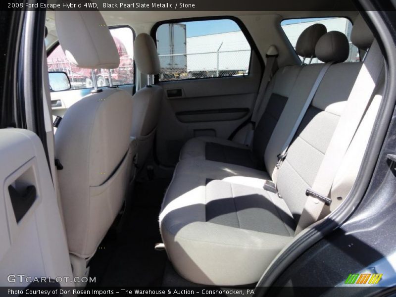 Black Pearl Slate Metallic / Stone 2008 Ford Escape Hybrid 4WD