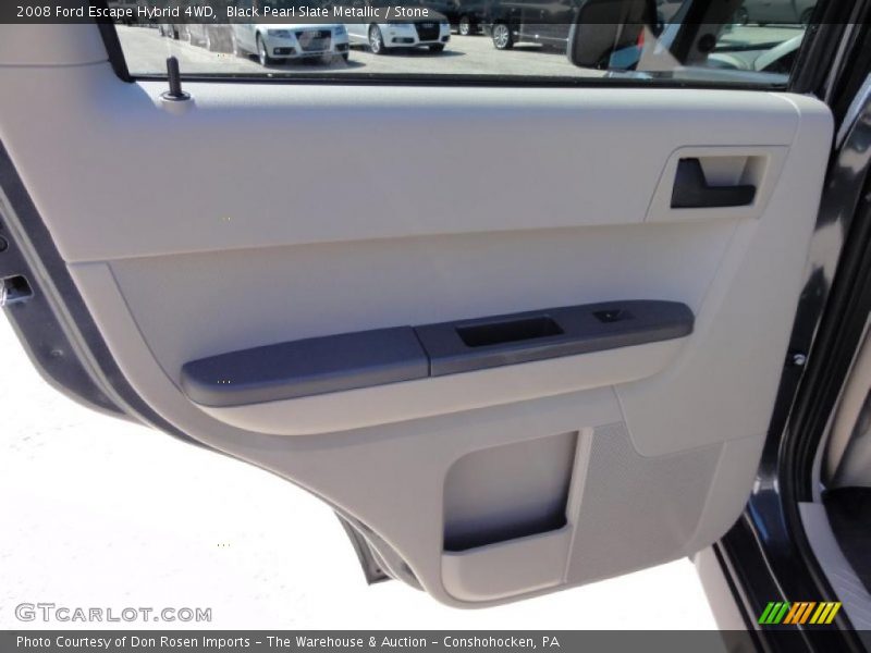Black Pearl Slate Metallic / Stone 2008 Ford Escape Hybrid 4WD
