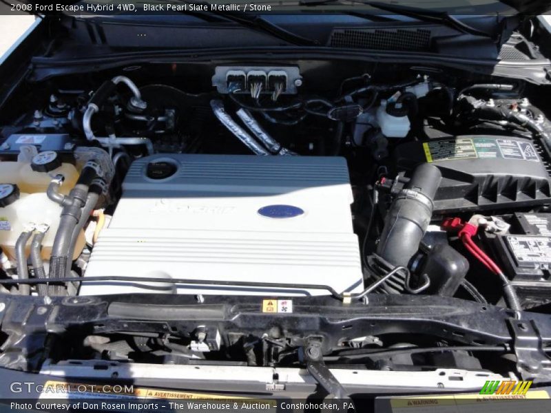  2008 Escape Hybrid 4WD Engine - 2.3 Liter DOHC 16-Valve Duratec 4 Cylinder Gasoline/Electric Hybrid