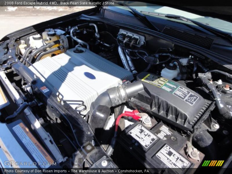  2008 Escape Hybrid 4WD Engine - 2.3 Liter DOHC 16-Valve Duratec 4 Cylinder Gasoline/Electric Hybrid