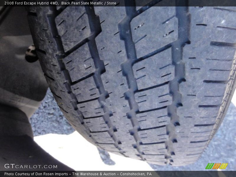 Black Pearl Slate Metallic / Stone 2008 Ford Escape Hybrid 4WD