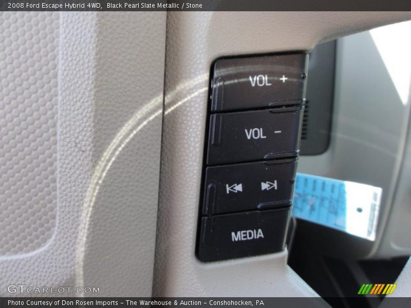 Controls of 2008 Escape Hybrid 4WD