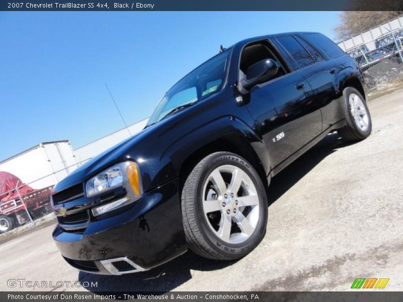 Black / Ebony 2007 Chevrolet TrailBlazer SS 4x4
