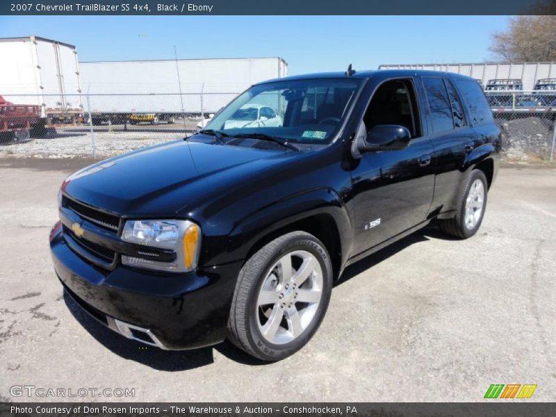 Black / Ebony 2007 Chevrolet TrailBlazer SS 4x4