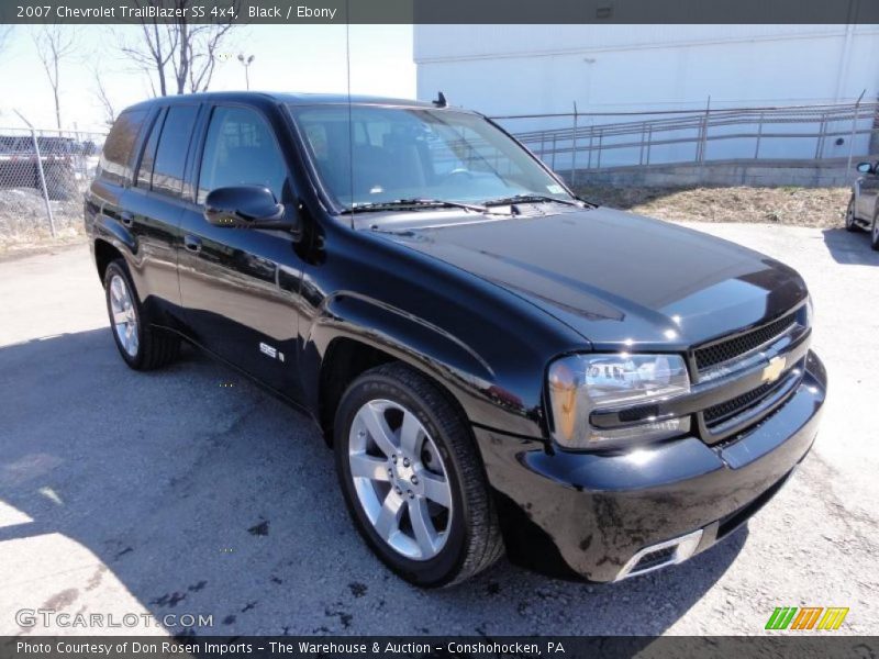Black / Ebony 2007 Chevrolet TrailBlazer SS 4x4