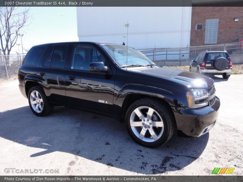 Black / Ebony 2007 Chevrolet TrailBlazer SS 4x4