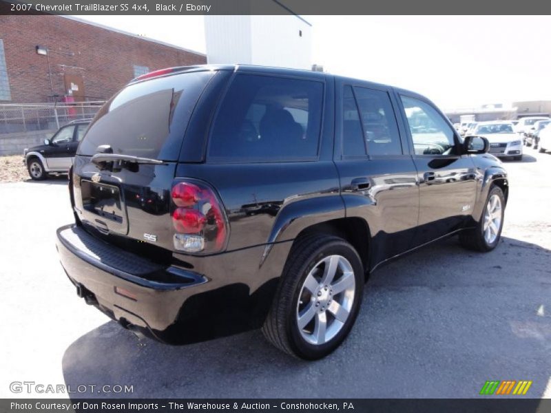 Black / Ebony 2007 Chevrolet TrailBlazer SS 4x4
