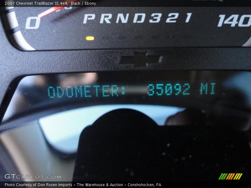 Black / Ebony 2007 Chevrolet TrailBlazer SS 4x4