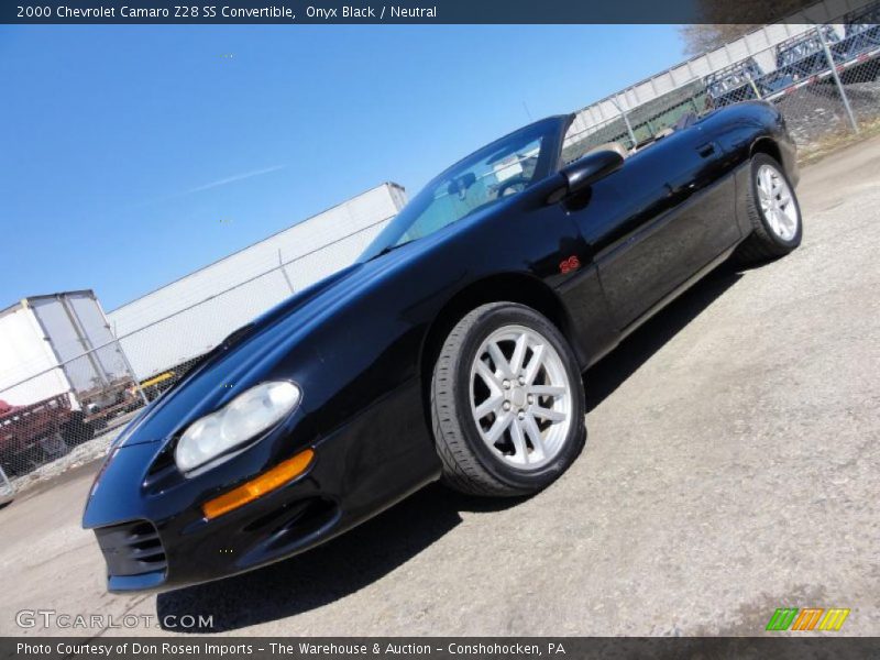 Onyx Black / Neutral 2000 Chevrolet Camaro Z28 SS Convertible