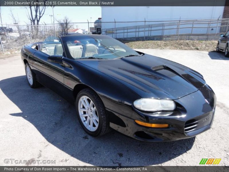 Onyx Black / Neutral 2000 Chevrolet Camaro Z28 SS Convertible