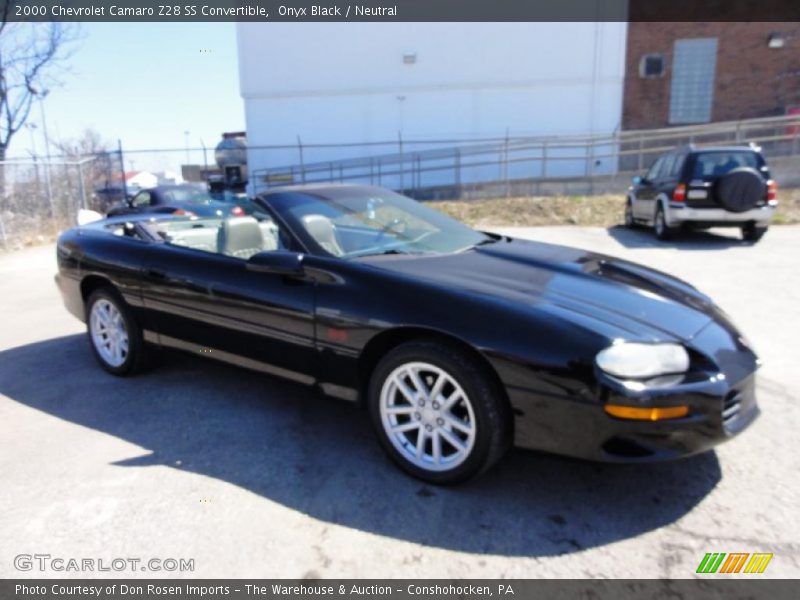 Onyx Black / Neutral 2000 Chevrolet Camaro Z28 SS Convertible