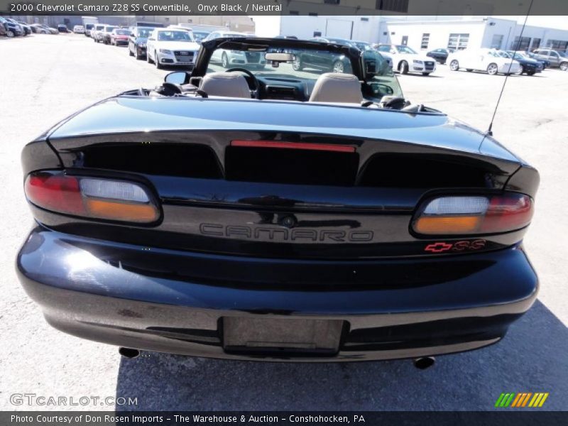  2000 Camaro Z28 SS Convertible Onyx Black