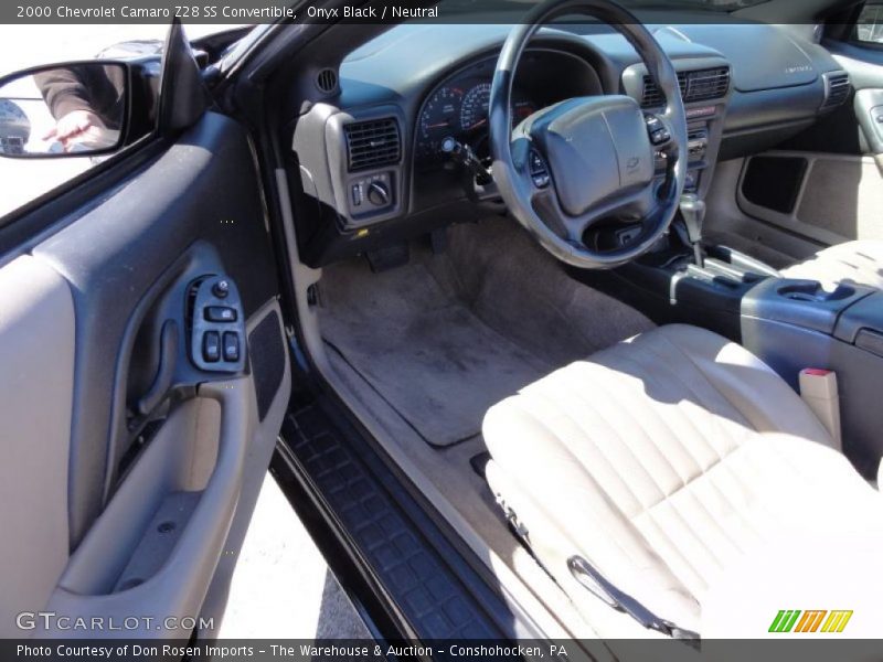  2000 Camaro Z28 SS Convertible Neutral Interior