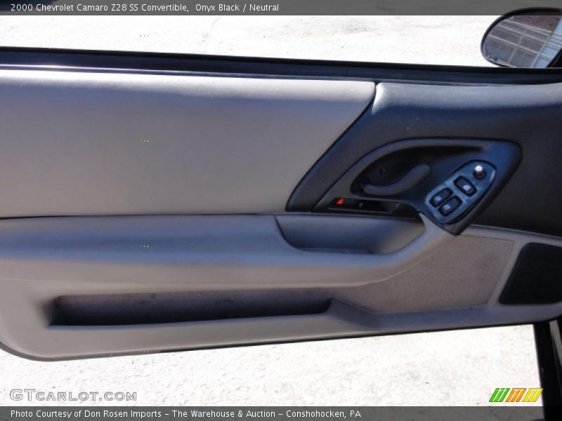 Door Panel of 2000 Camaro Z28 SS Convertible
