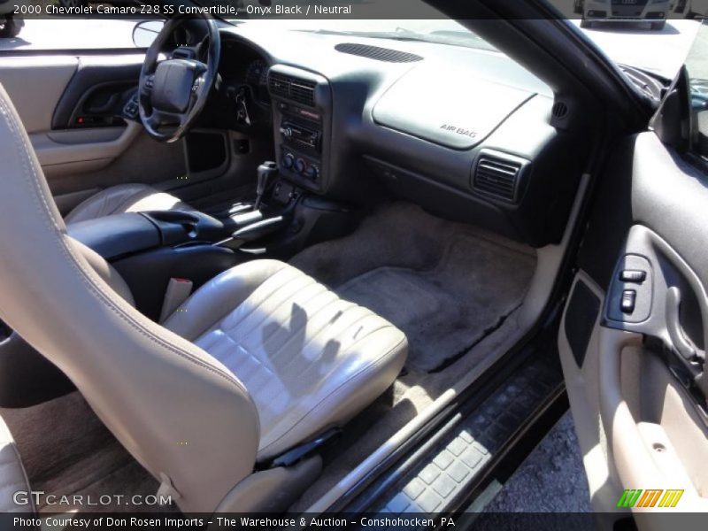 Onyx Black / Neutral 2000 Chevrolet Camaro Z28 SS Convertible
