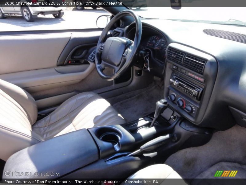  2000 Camaro Z28 SS Convertible Neutral Interior