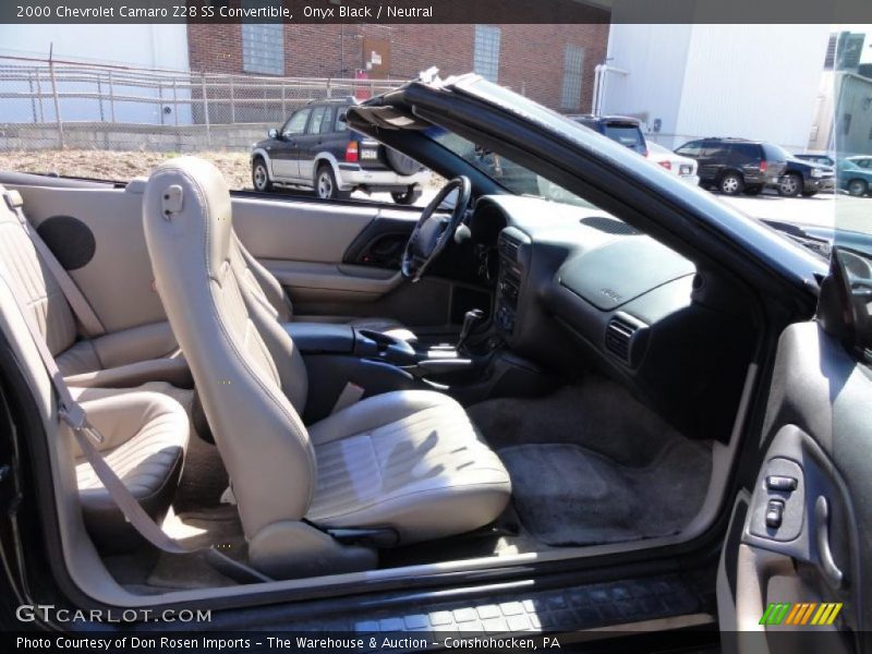 Onyx Black / Neutral 2000 Chevrolet Camaro Z28 SS Convertible