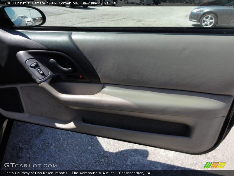 Door Panel of 2000 Camaro Z28 SS Convertible